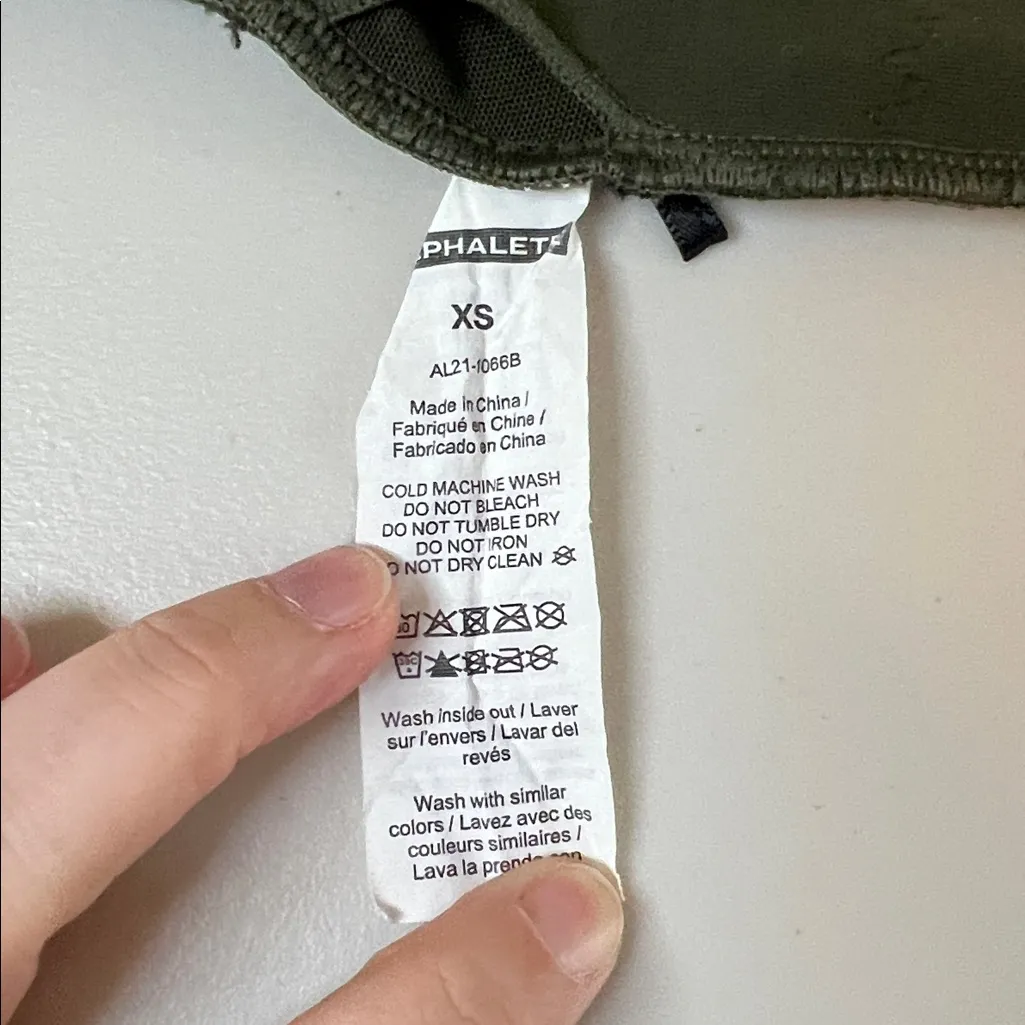 Alphalete Jupiter Green Asymmetrical One Shoulder Sports Bra Size XS - Image 4