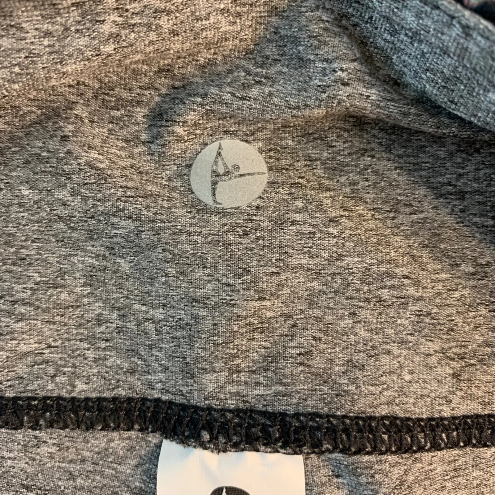 Active Life Women's Large Gray Floral Reversible Capri Leggings NWT $78 Run Walk - Image 5