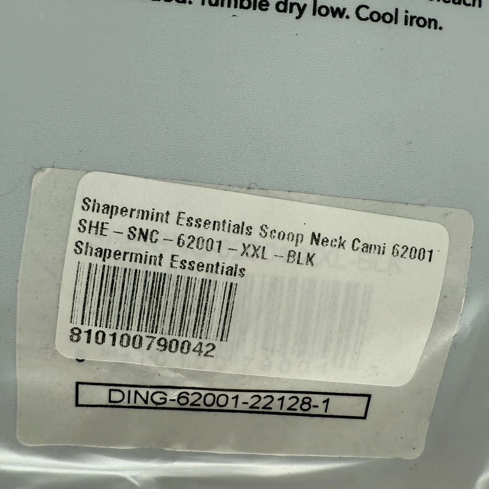 Shapermint Essentials All‎ Day Every Day Scoop Neck Cami Top Womens 2XL Black Size XXL - Image 6