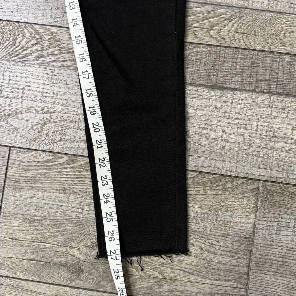 Just Black Denim HR Scissor Cut Skinny Women's Jeans - Classic Black - Image 5