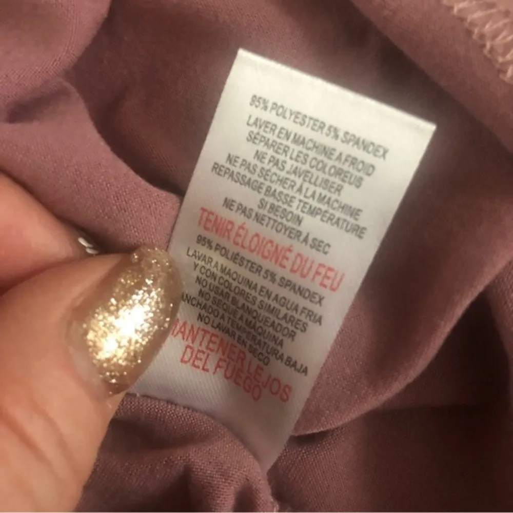 RAE DUNN SWEET DREAMS PINK LONG SLEEVE SLEEP SHIRT L - Image 4