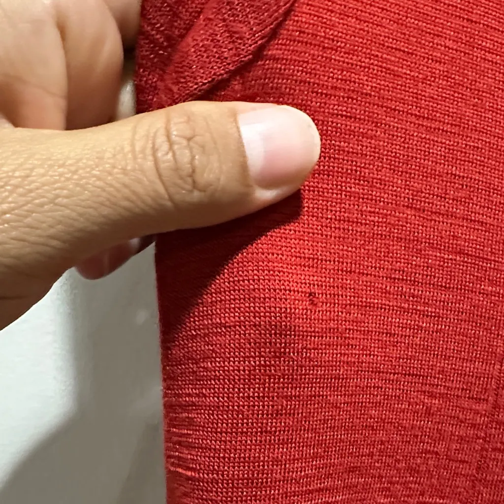 Alice + Olivia Red Mini Dress 100% Wool - Image 7