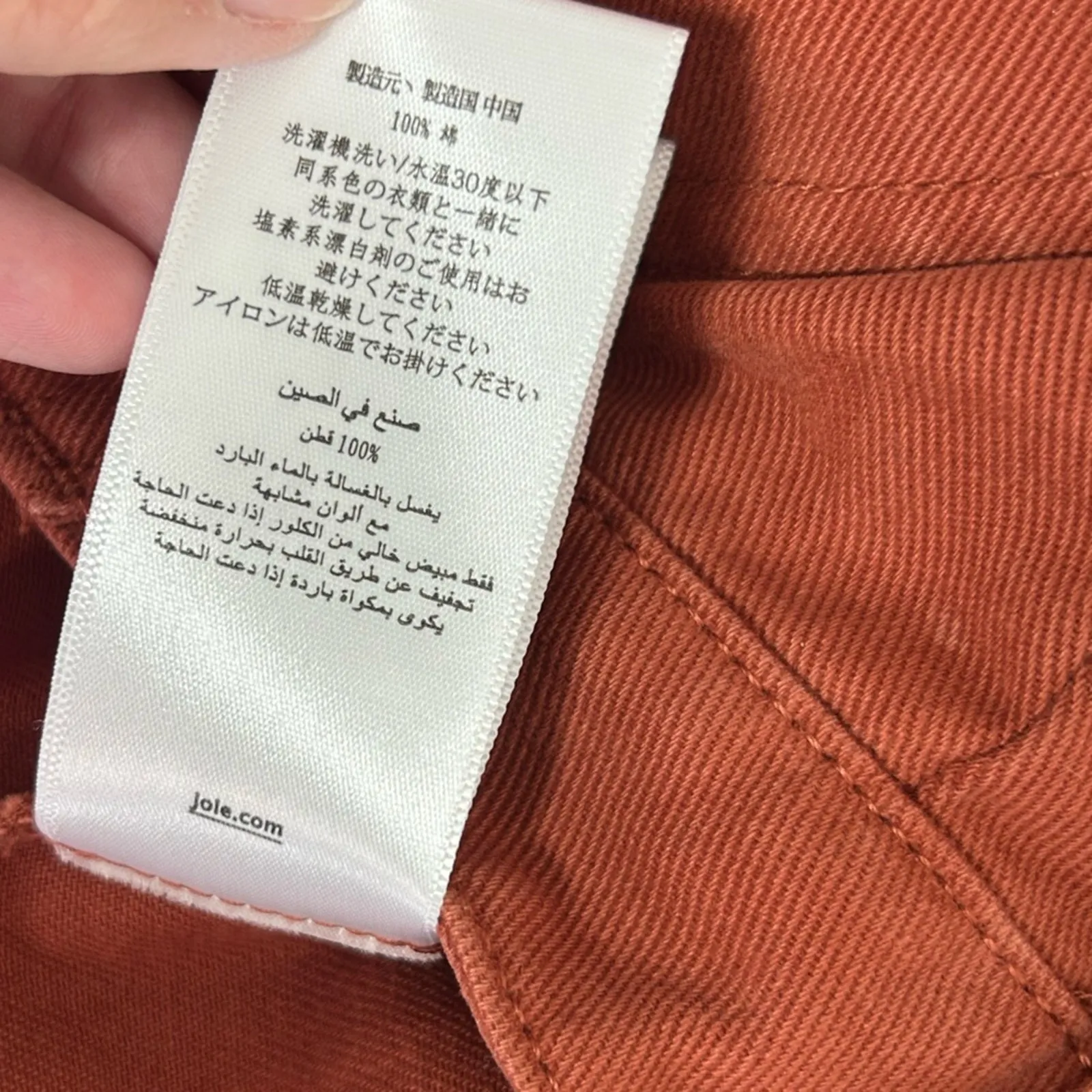 Joie HADIYA Cargo Pocket Cropped Pants – Barrel Leg, Size 8, Arabian Spice - Image 13