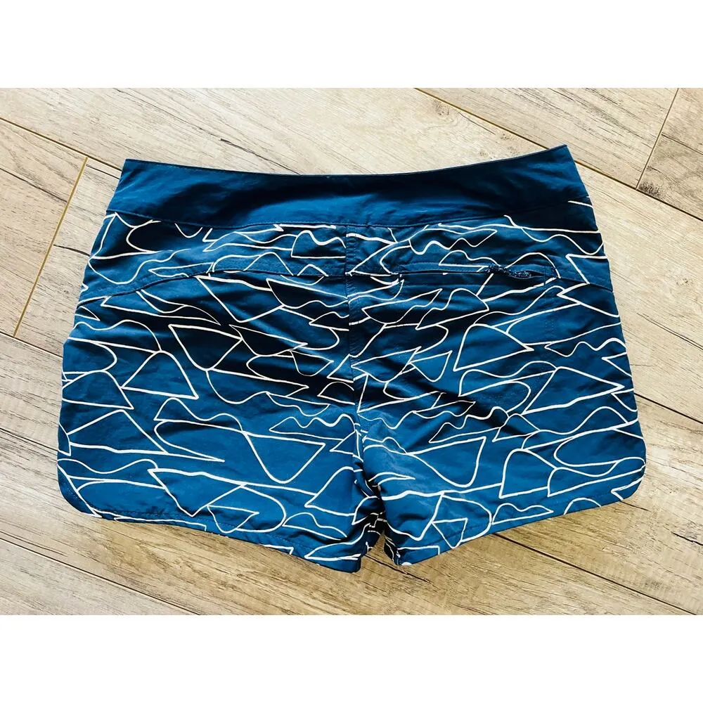 Patagonia Women's Wavefarer Boardshorts Board Shorts 5" Tidepool Blue Sz 4 Beach - Image 5