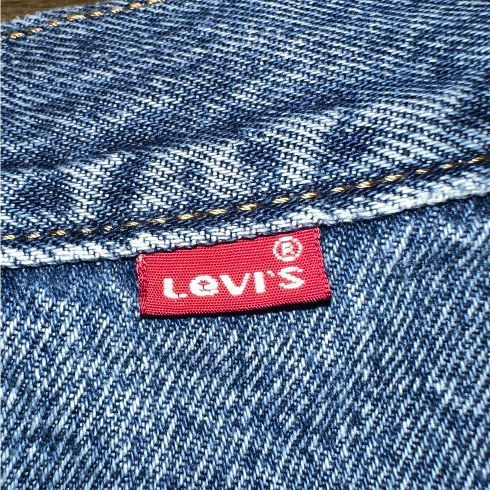 Levi's Levi’s Wrap Skirt Size 27 Medium Wash Denim 100% Cotton - Image 7