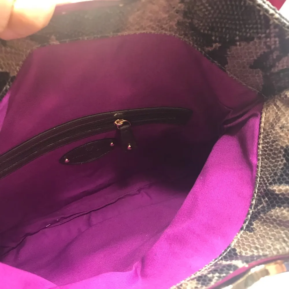 Gianni Bini Snakeskin Clutch‎ - Image 6