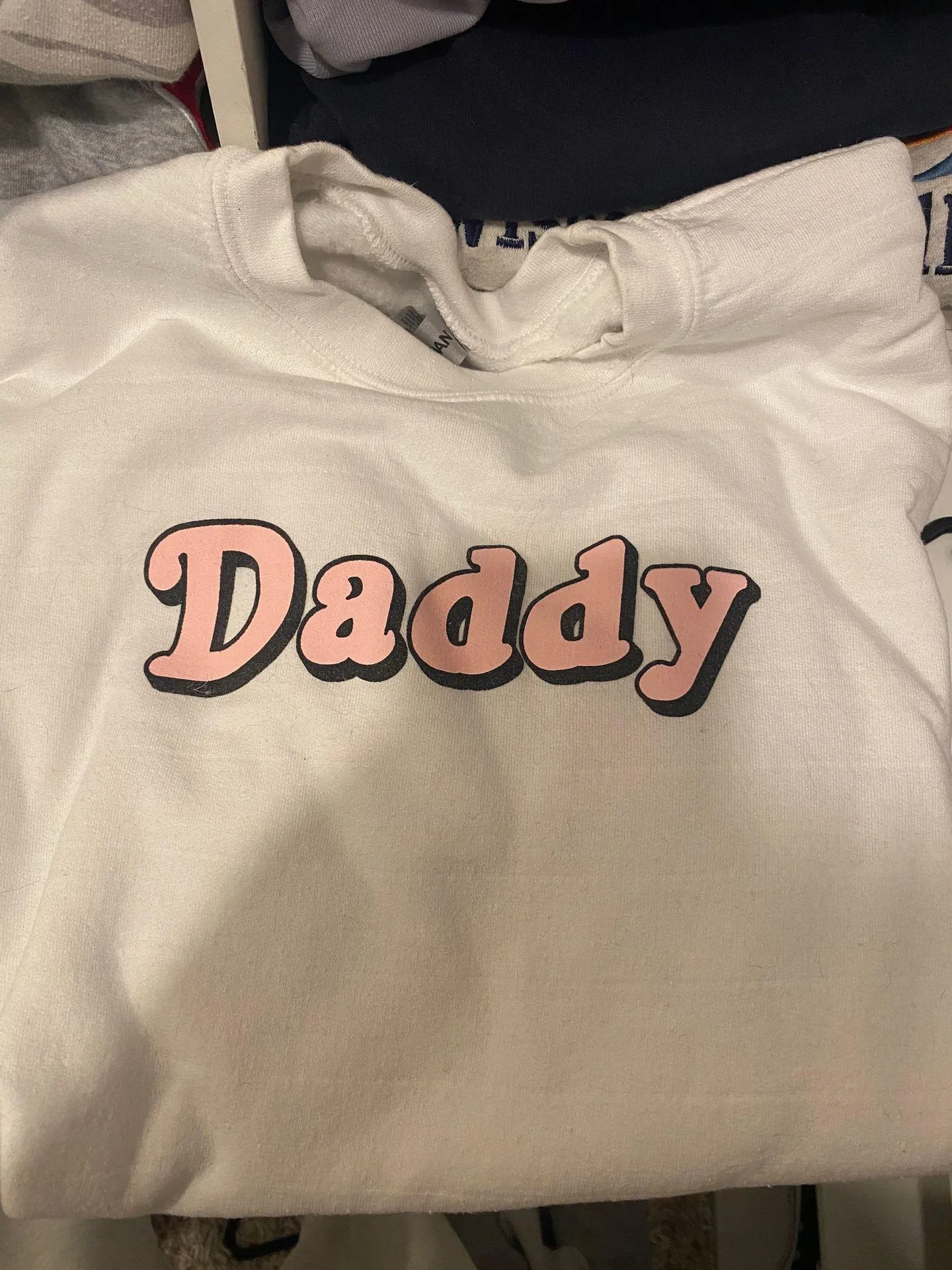 Oversized Comfy Sweatshirt White Size L - Image 2