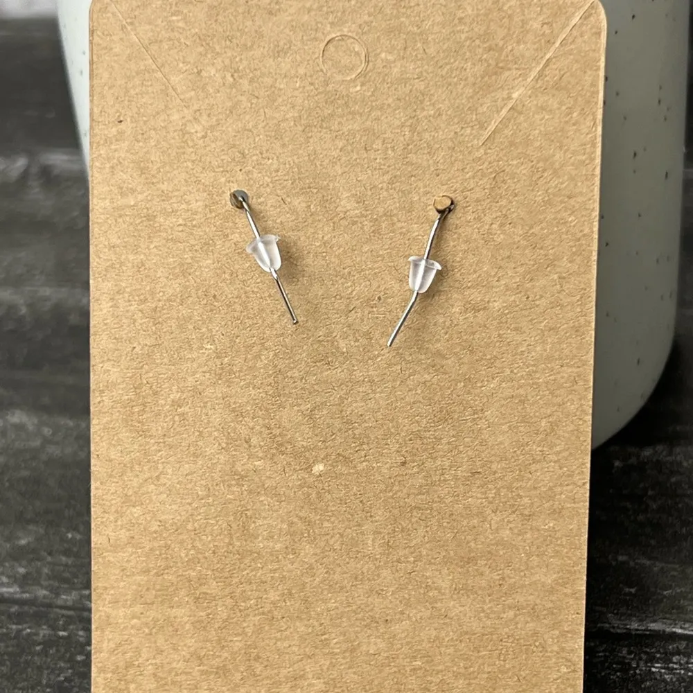 Frog Wizard Teardrop Dangle Pierced Earrings New - Image 2