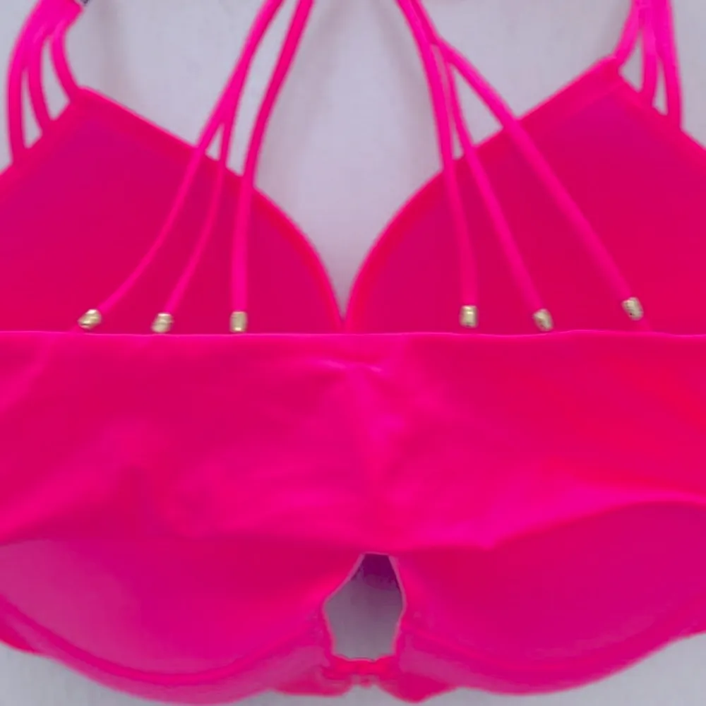 Victoria's Secret Very Sexy Limited Edition Neon Pink Push-Up Bra - Image 6