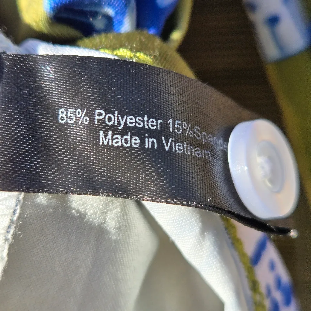 Noli  Nile Lizards Long Sleeve Button Down Pijama TOP S - Image 5