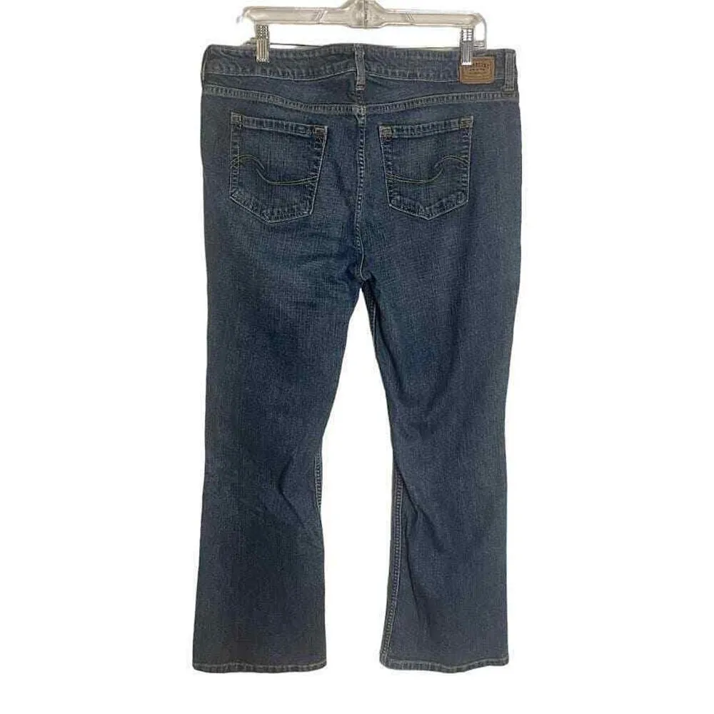 Signature Levi Strauss Women's Low Rise Boot Cut Jeans Size 16M Blue - Image 4