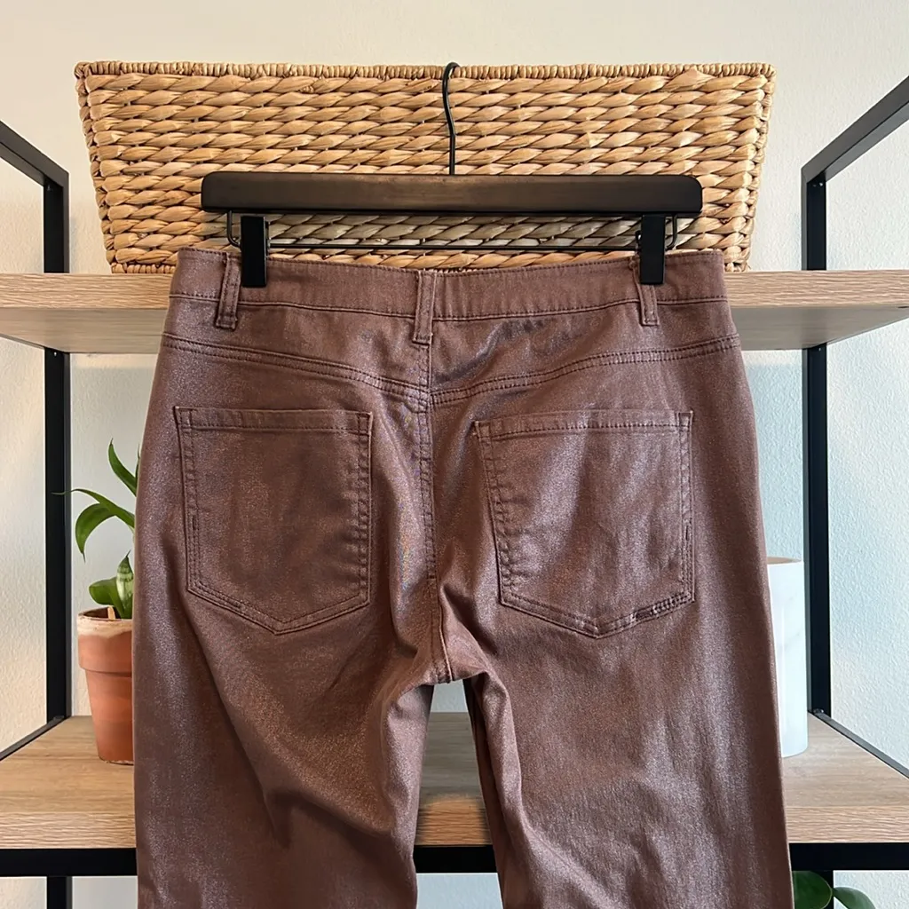 Liverpool Mid-Rise All You Need is Love Beatles Mahogany Sparkle Slim Jean 29 8 - Image 5