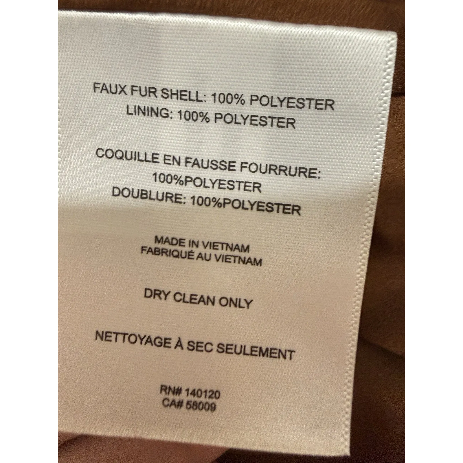 Stella & Dot Soft Faux Fur Vest Women XS Rusty Brown NWT Cozy Open Front - Image 9