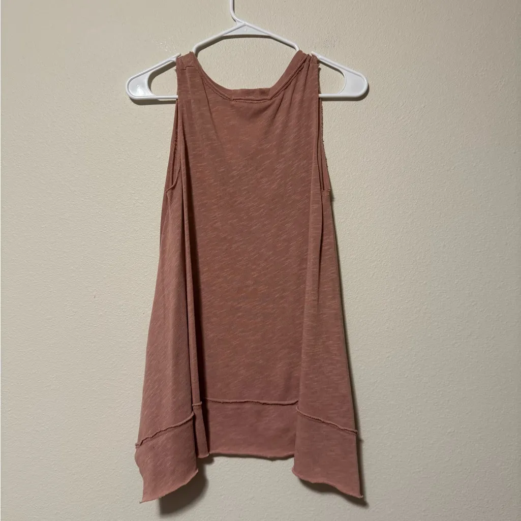 Project Social T Asymmetrical Hem Tank Top - Mauve - Image 3
