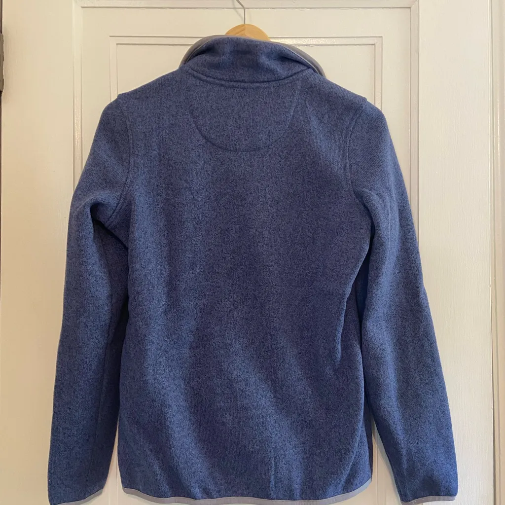 LL Bean sweater Fleece Pullover Blue Size XS - Image 4
