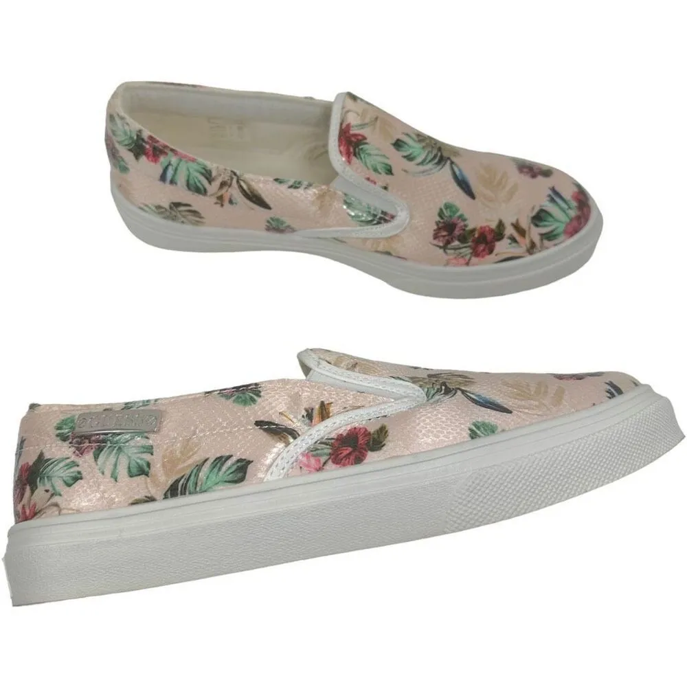 GUESS Greta Pink Pastel Floral Slip-on Fashion Sneakers Women’s Size 7 - Image 3