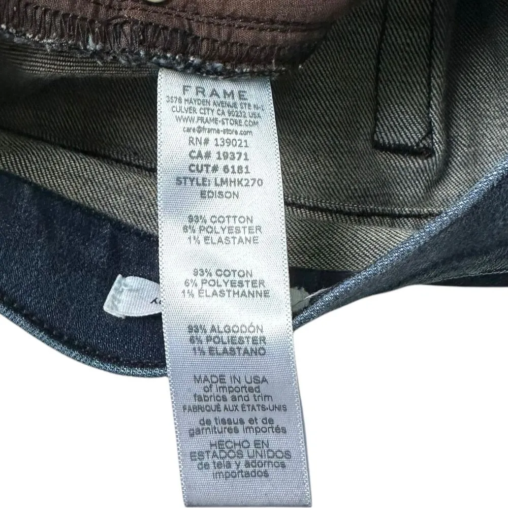 Frame Blue Denim L' Home Skinny Jeans Women Size 31 | 35-3 - Image 6