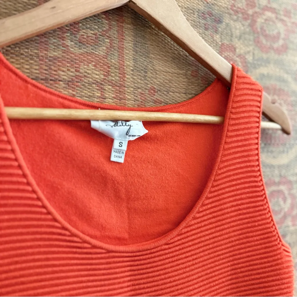 Milly Bahia Jacquard Sleeveless Knit Retro Floral Dress - Image 6