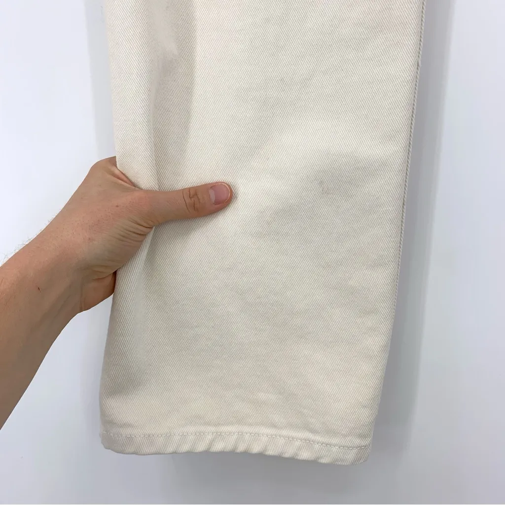 REFORMATION Cynthia High Rise Relaxed Jean Cream 30 - Image 12