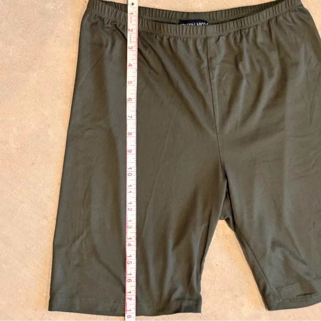 Source Unknown Forest Green Bike Shorts - Image 6