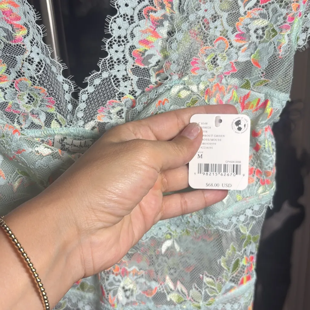 Free People Garden Party Lace Tee - Image 5