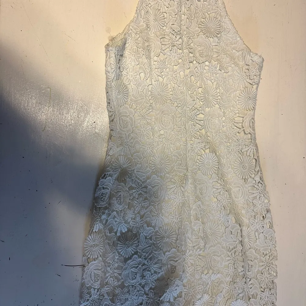 Lulu's White Halter Sheath Dress - Image 3