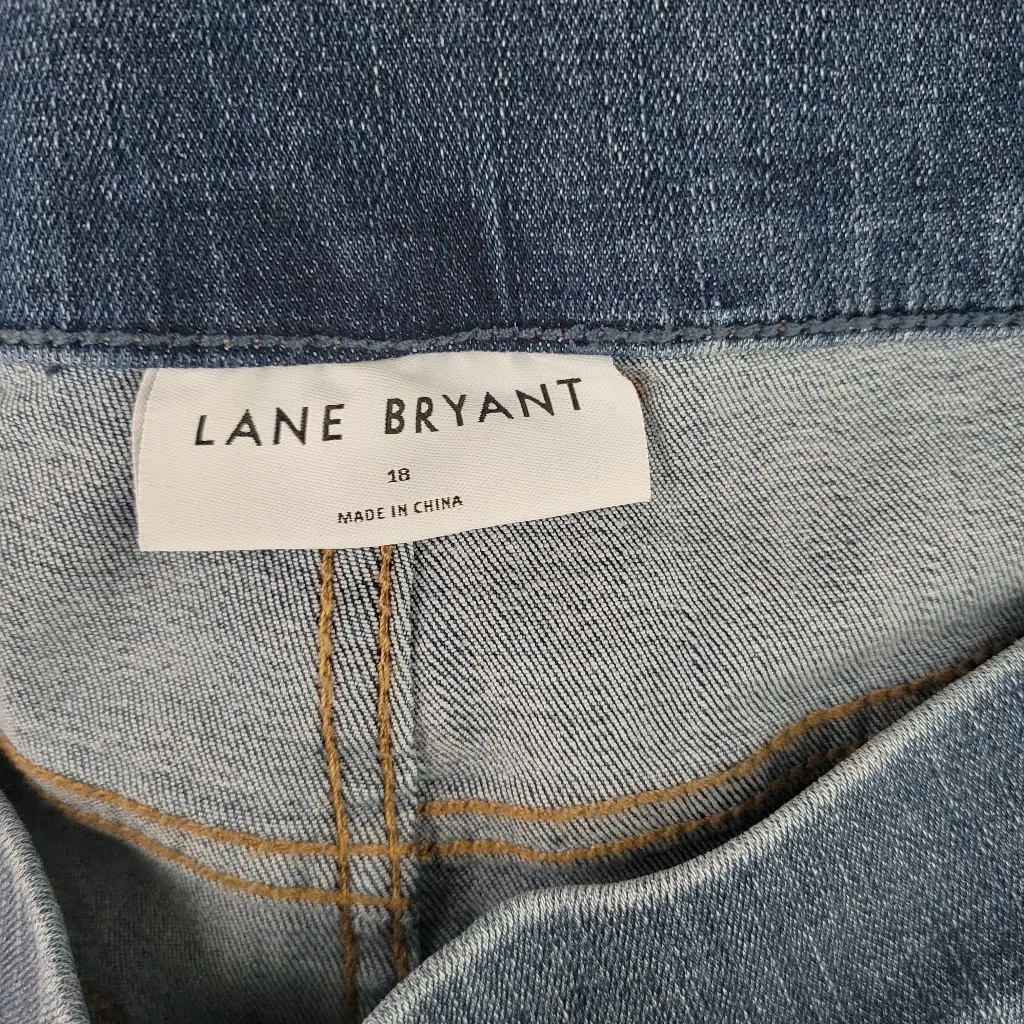 Lane Bryan Pull- On Fit Embellished High Rise Jegging Women's New Size 18 - Image 11