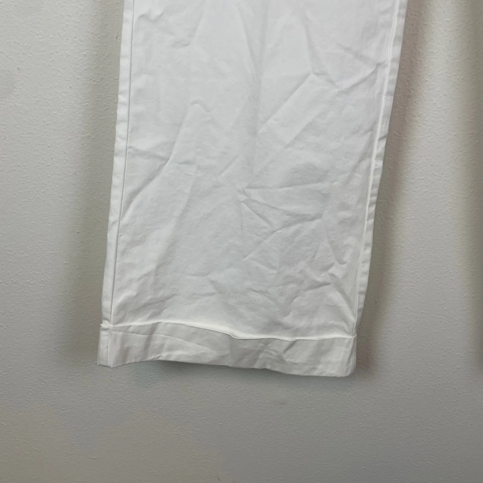 NWT Y2K Old Navy Women's White Bootcut Casual Pants Size 10 Low Rise Work Career - Image 5