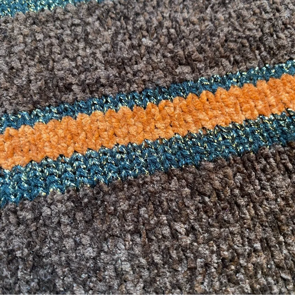 Vintage 90s Erika & Co. Striped Knit Pullover Sweater Size Medium - Image 3