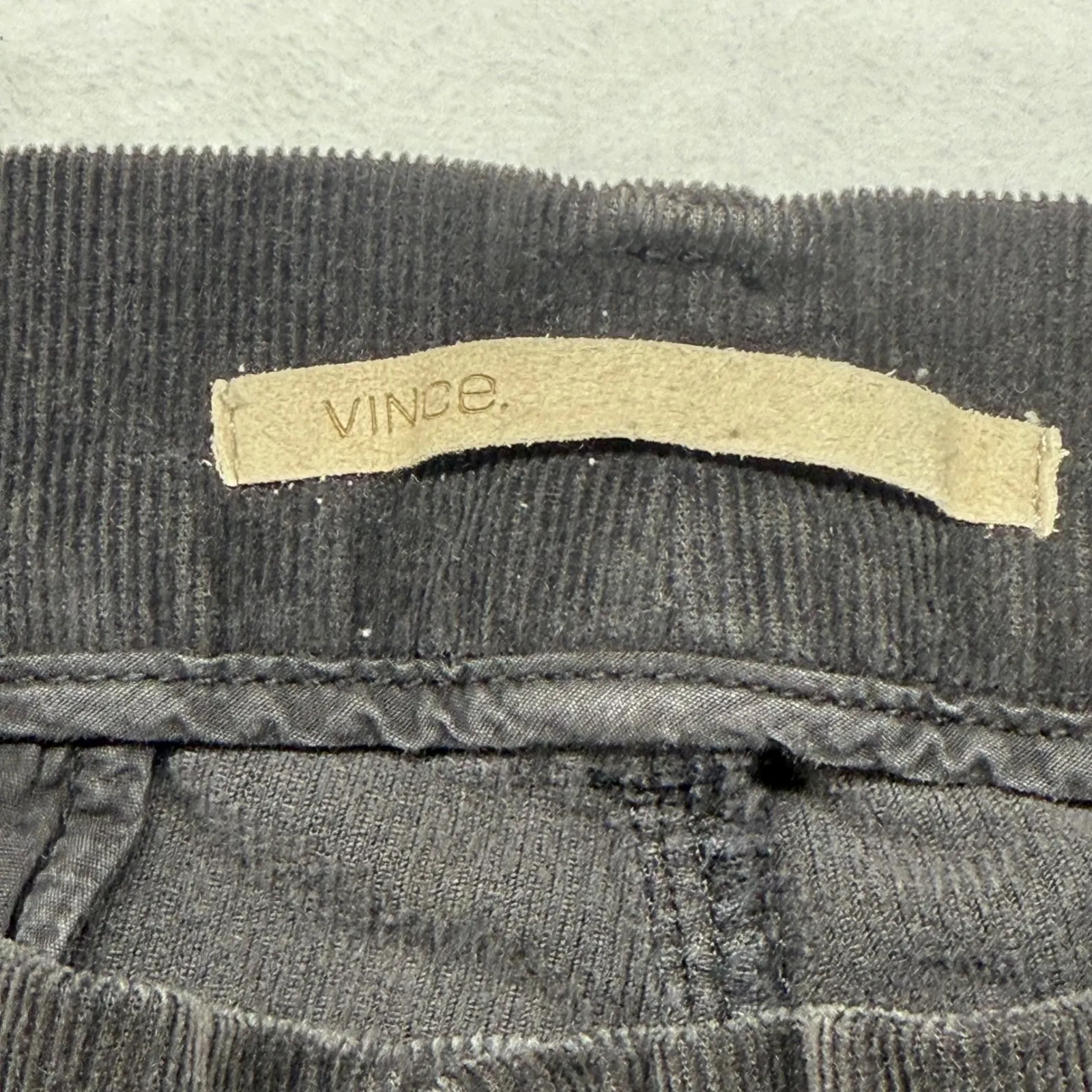 Vince Corduroy Pants Black Straight Leg Casual Everyday Trousers‎ Size 29 - Image 6