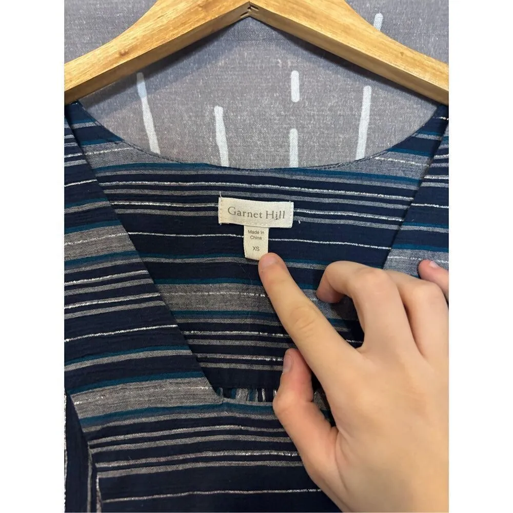 Garnet Hill Shimmering Gauze Dress - Image 4