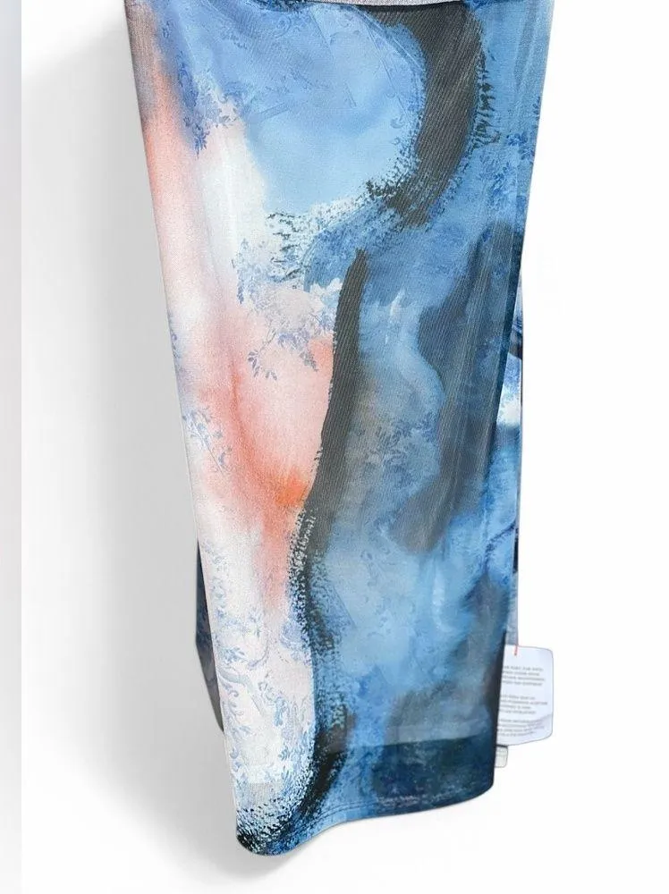 ASOS Design Mesh Cami Mini Dress With Cross Back NWT - Image 6