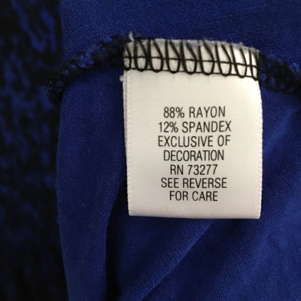 Apt. 9 royal floral sundress M - Image 6