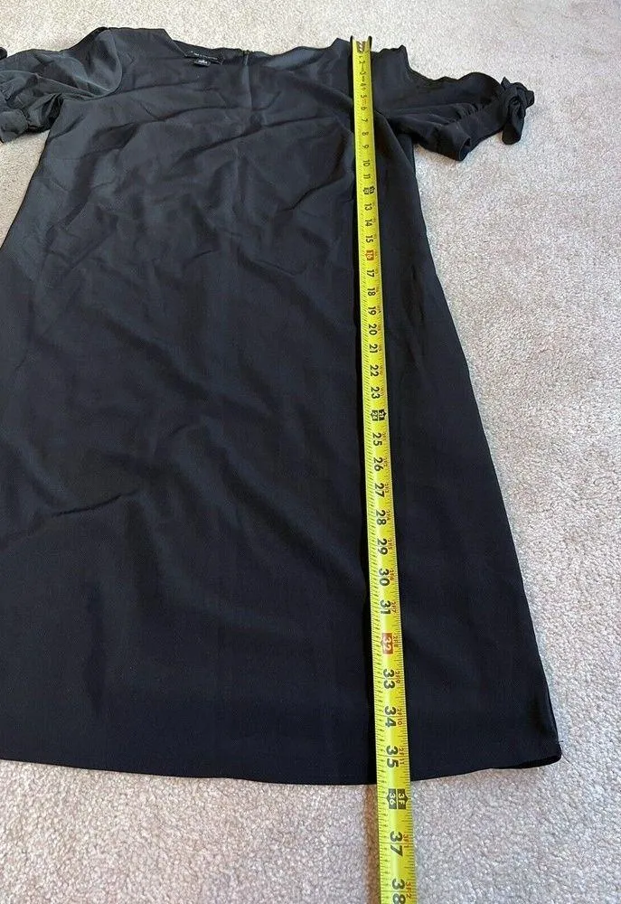 AB Studio Womens Black Shortsleeve Dress Size 2 Soft Fabric #1 - Image 7