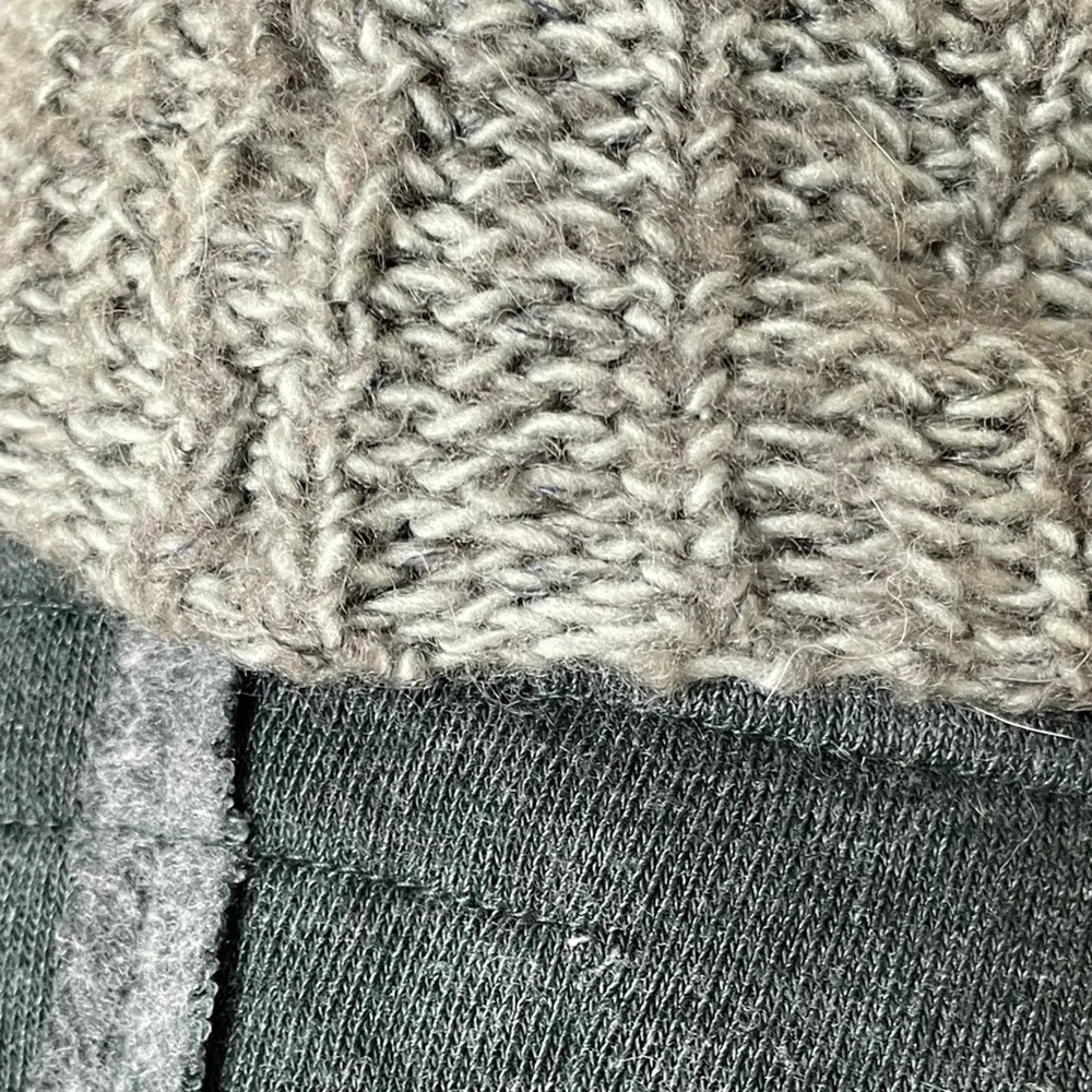 Anthropologie Mon.Tues.Wed.Thurs.Fri.Sat.Sun Grey Open Front Shawl Cardigan S - Image 5