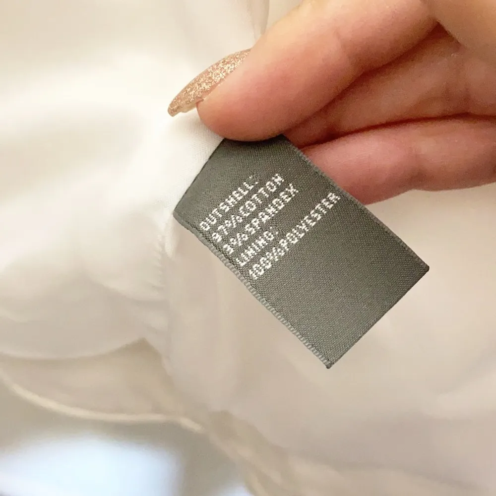 Josephine Chaus White Pattern Hook Closure Blazer - Image 9