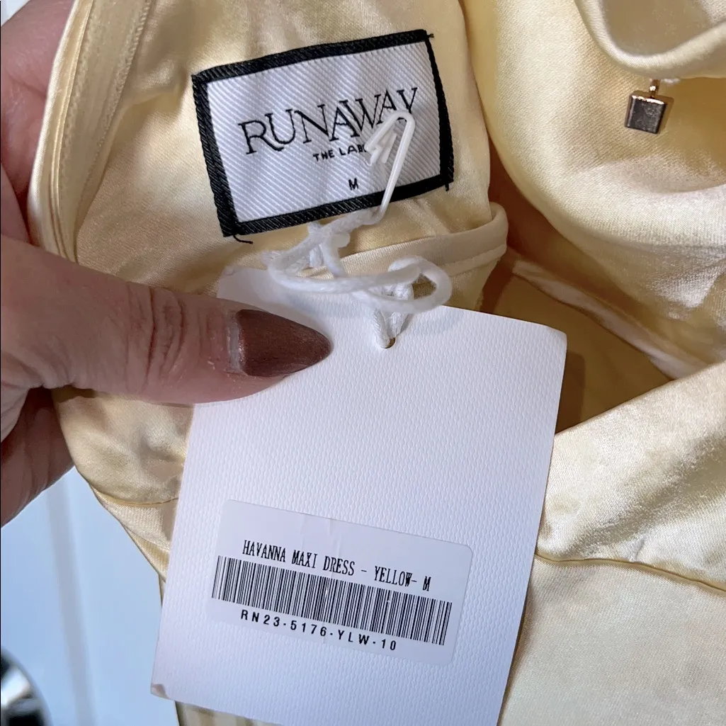 NWT Runaway The Label - Havanna Dress - Yellow - Image 6
