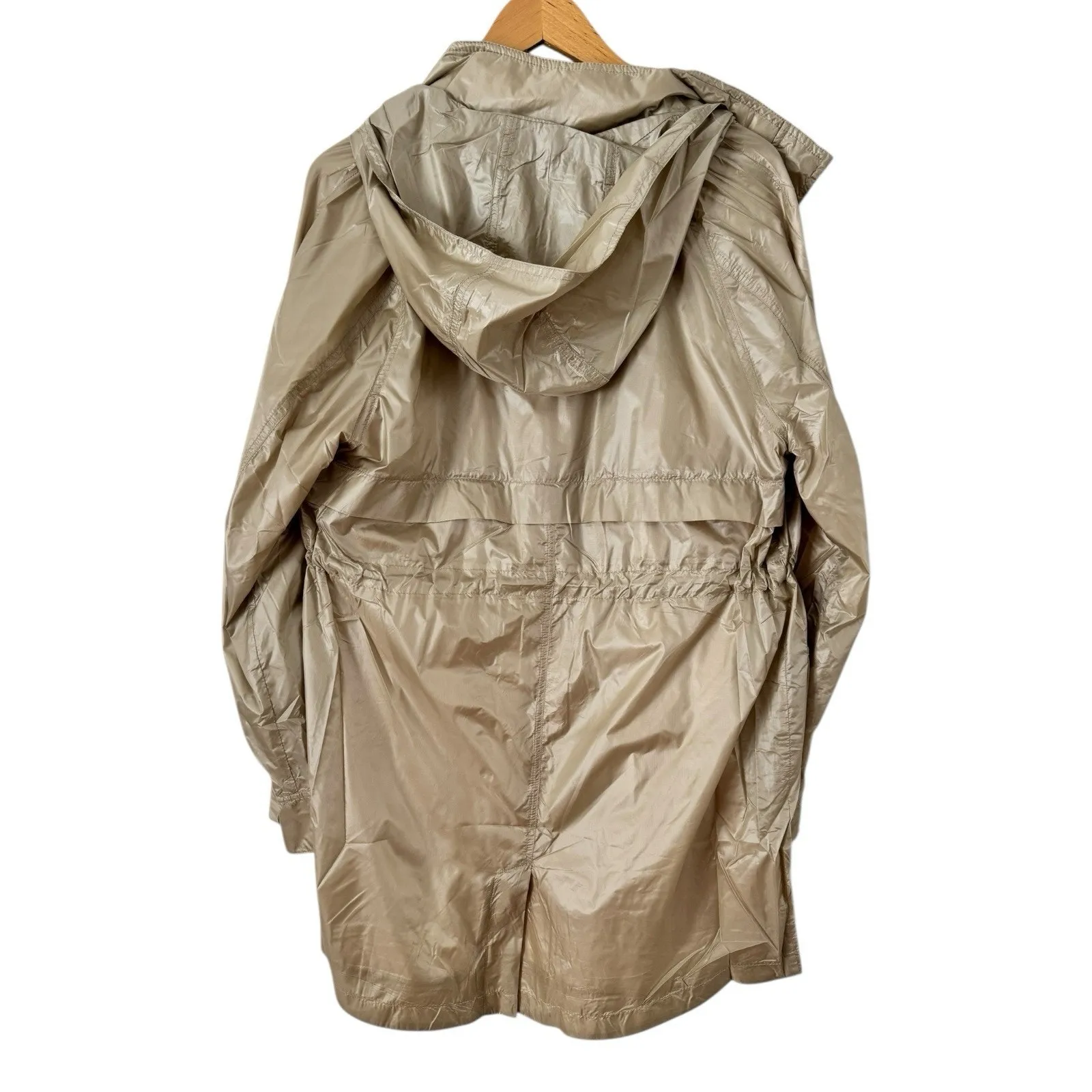 NWT Anatomie Ramona Windbreaker Jacket Champagne Size Small Tan - Image 5
