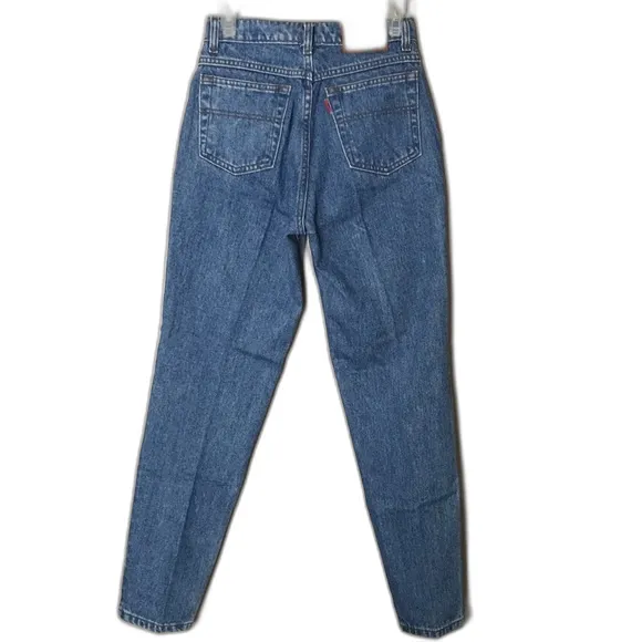 Vintage Sap Man denim jeans with leather details around pockets area size 10 Blue - Image 10