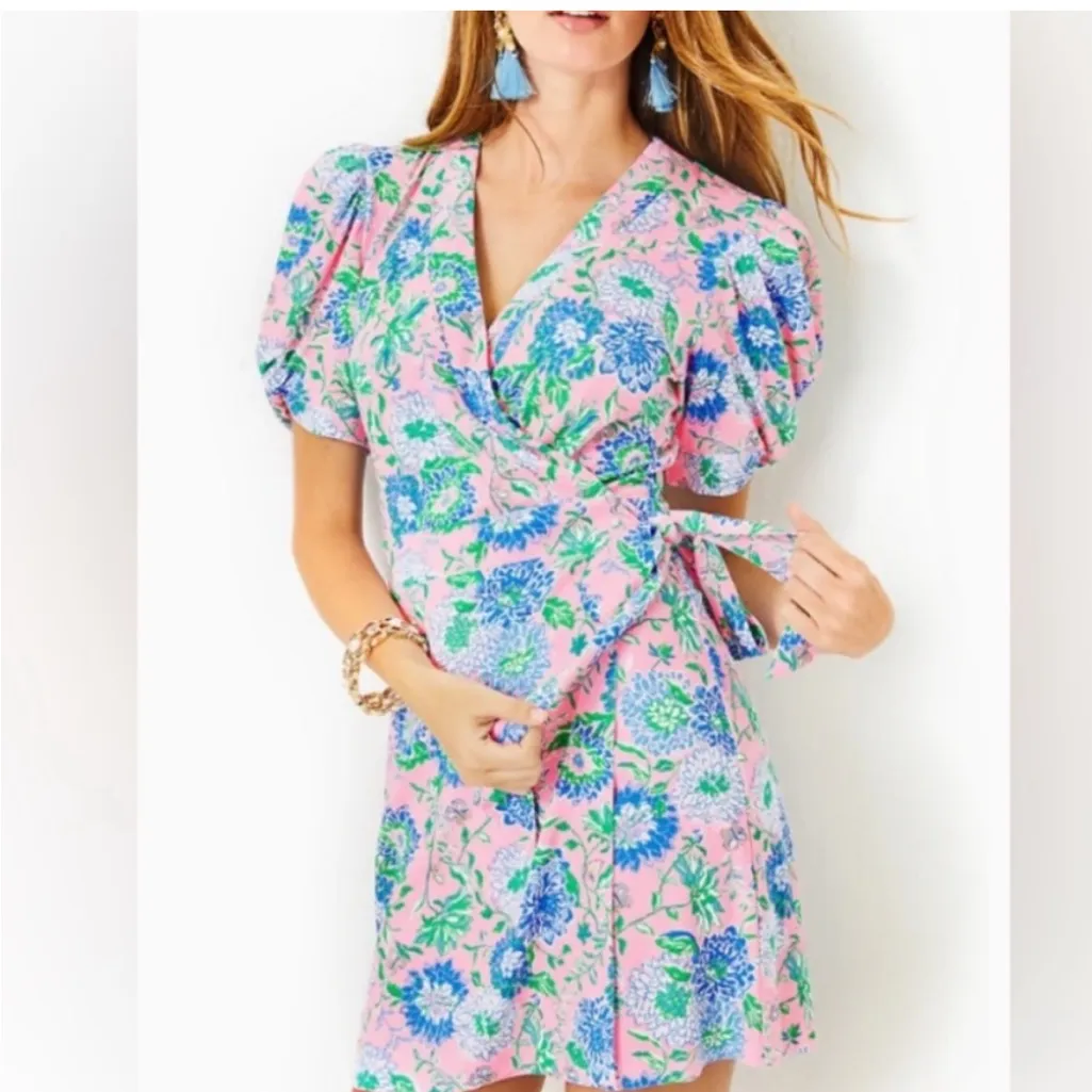 NWT Lilly Pulitzer‎ Sailynn Romper Dress
Size XS Conch Shell Pink Rumor Has It - Image 3