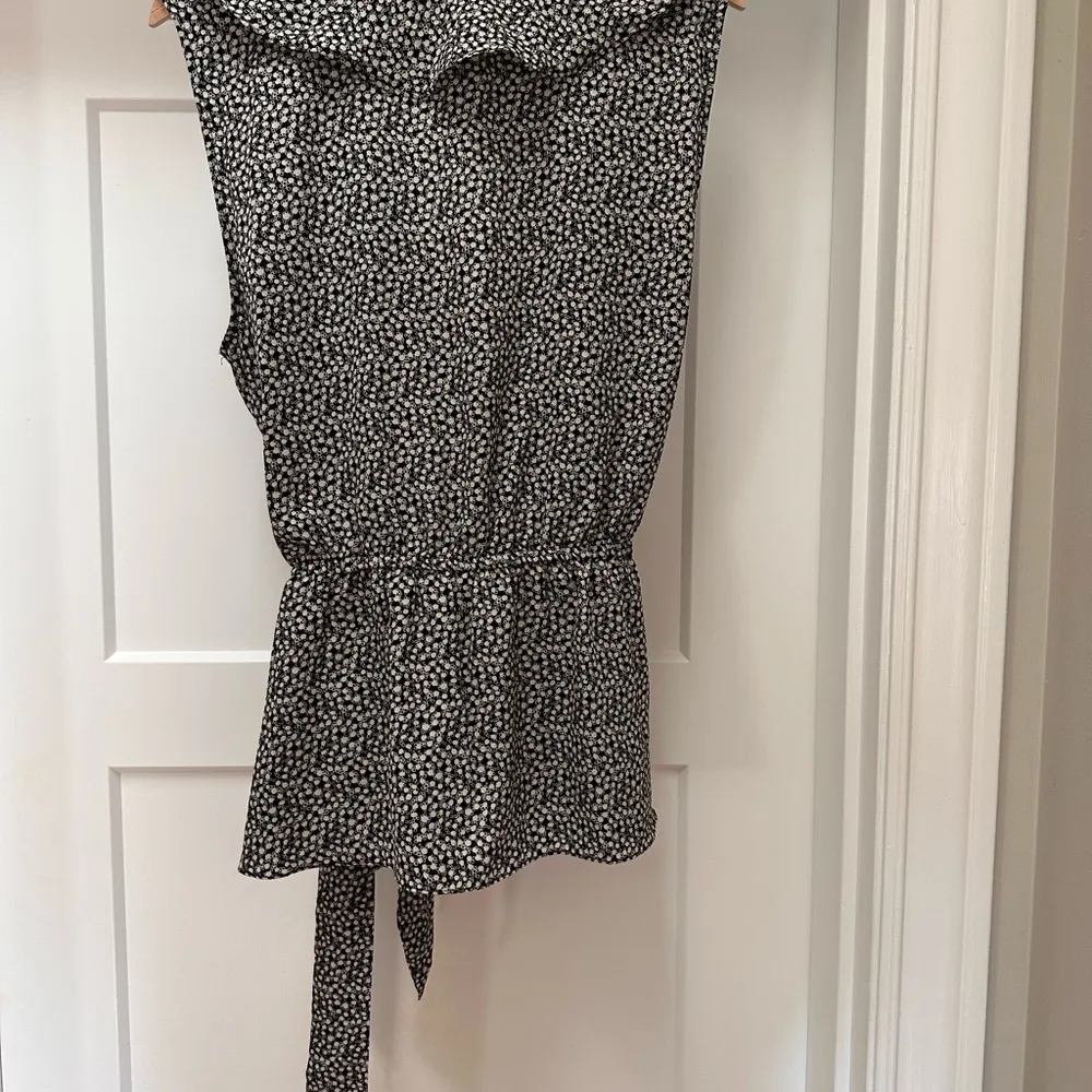 Sleeveless Wrap Peplum Top, Max Studio, XL - Image 6