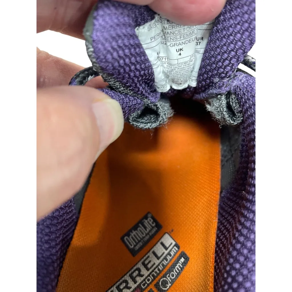 Merrell Continuum Vibram womans purple gray Hiking sneakers Sz 6.5 SKU 9721 - Image 9