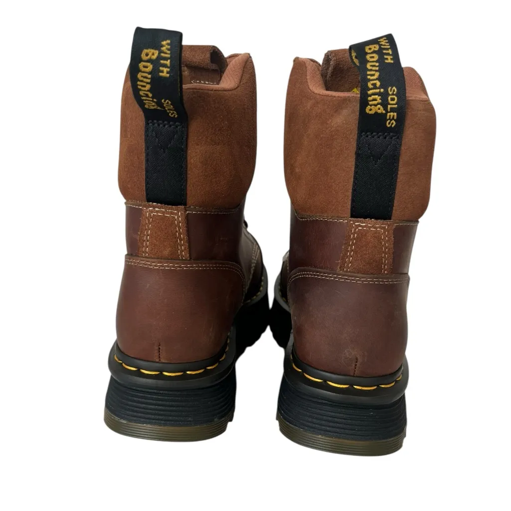 Dr Martens Zebzag 8 tie platform boots 9 NEW - Image 9