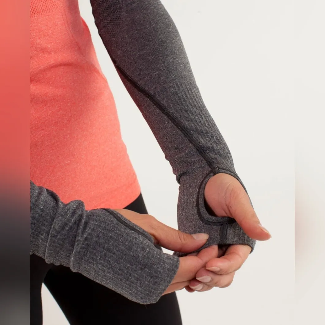 Lululemon Run: Swiftly Tech Long Sleeve Love Red / Deep Coal 8 - Image 4