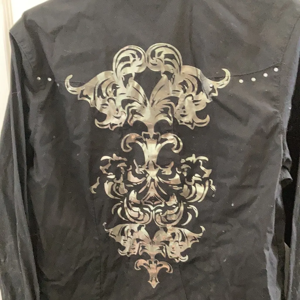 FINAL MARKDOWN Ladies wrangler western look blouse large - Image 6