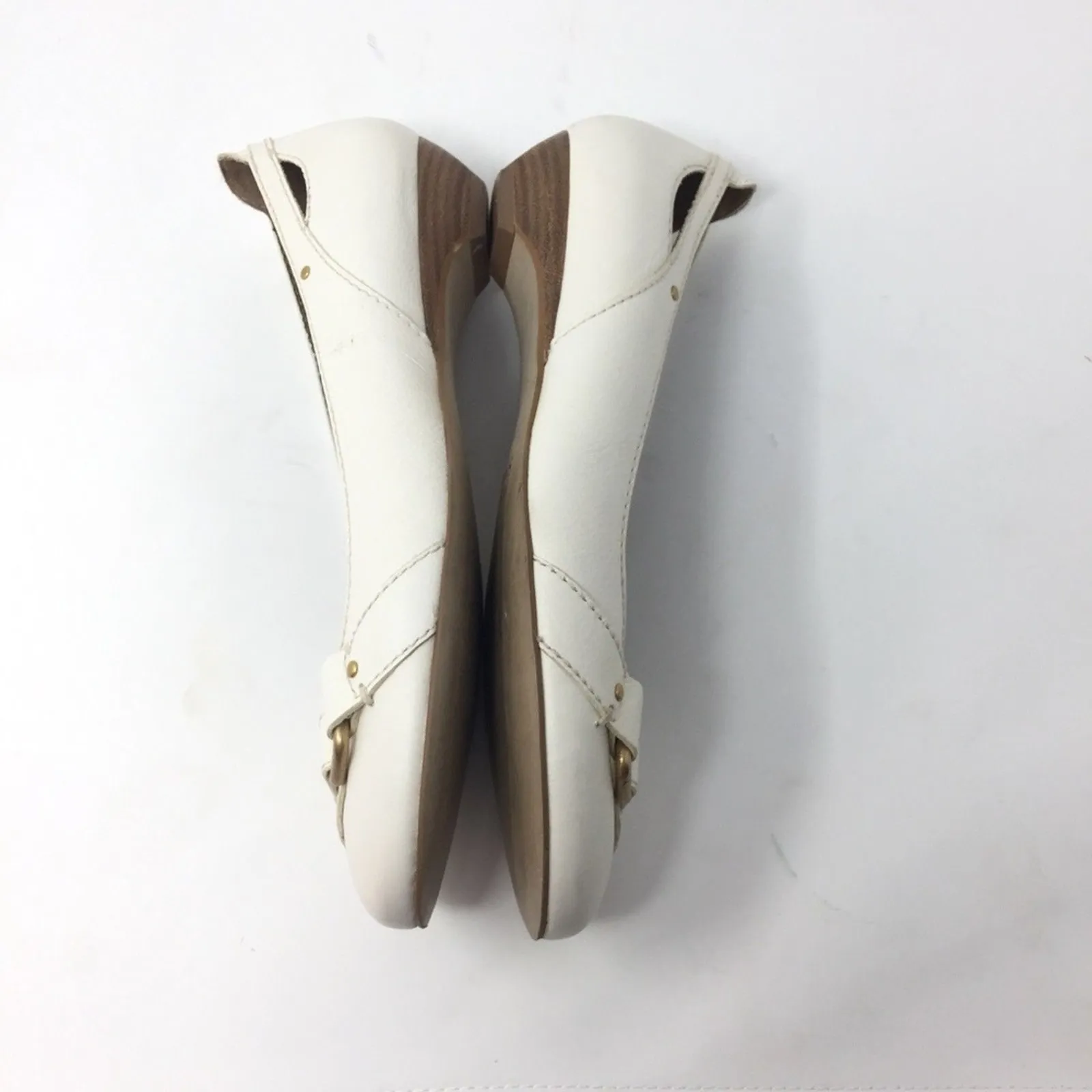 Franco Sarto Flats Size 9.5M Leather Buckle Cutout - Image 5