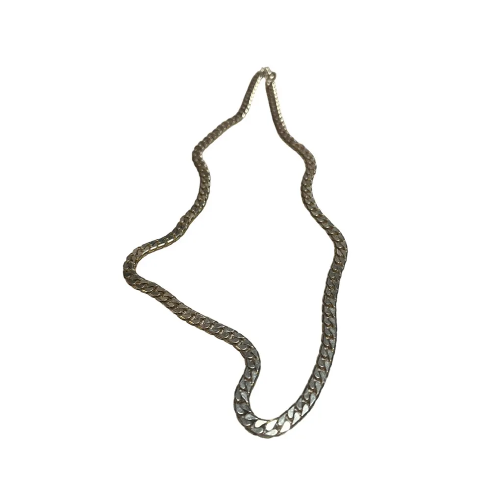 Unbranded gold Tone Chain Necklace 21” Silver - Image 2