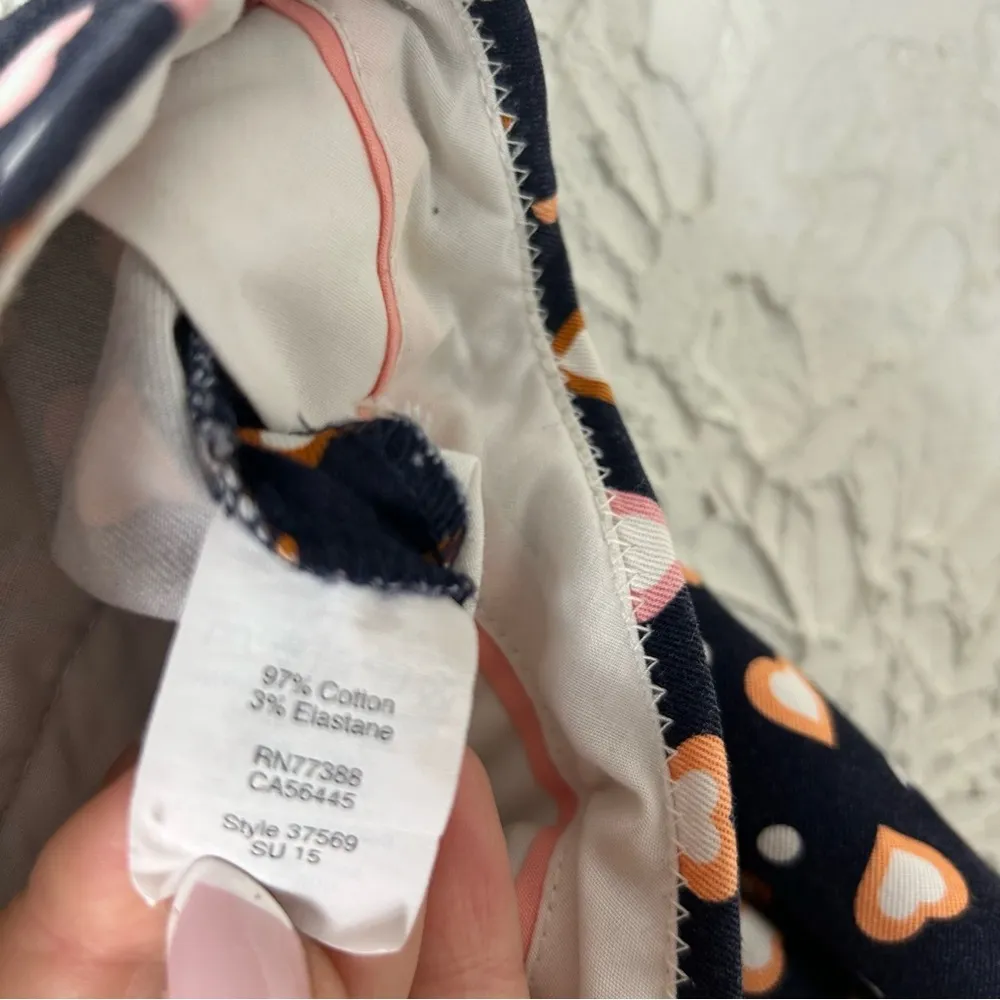 J.Crew | Heart Polka Dot Chino Shorts Size 10 - Image 9