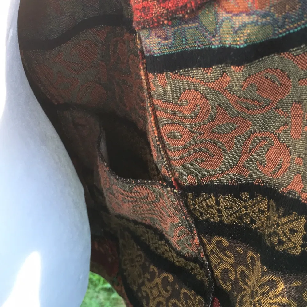 Vintage Drapers and Damon’s Tapestry Woven Boho Jacket size L - Image 11
