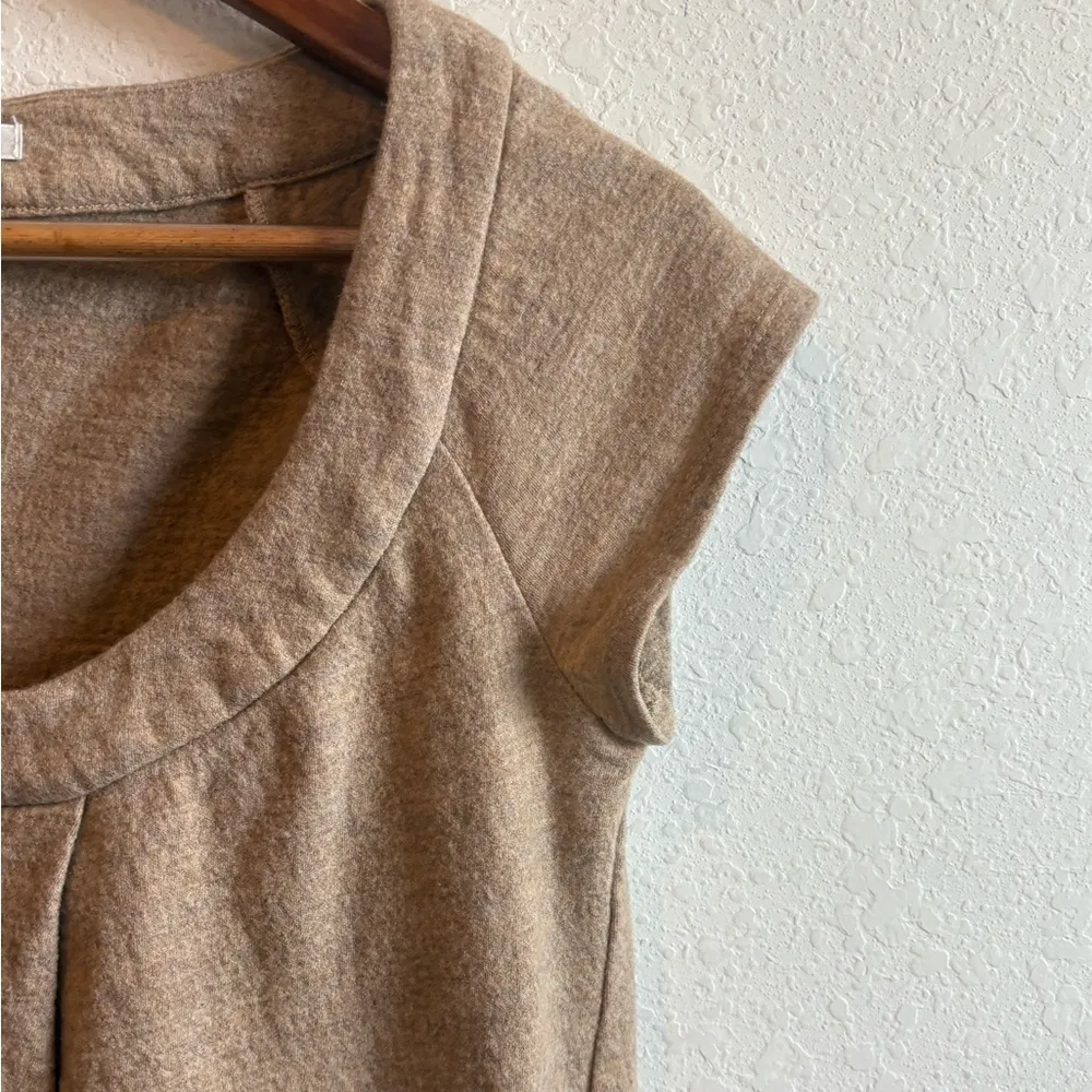 Diane Von Furstenberg Beige Wool Dress Size 4 - Image 3